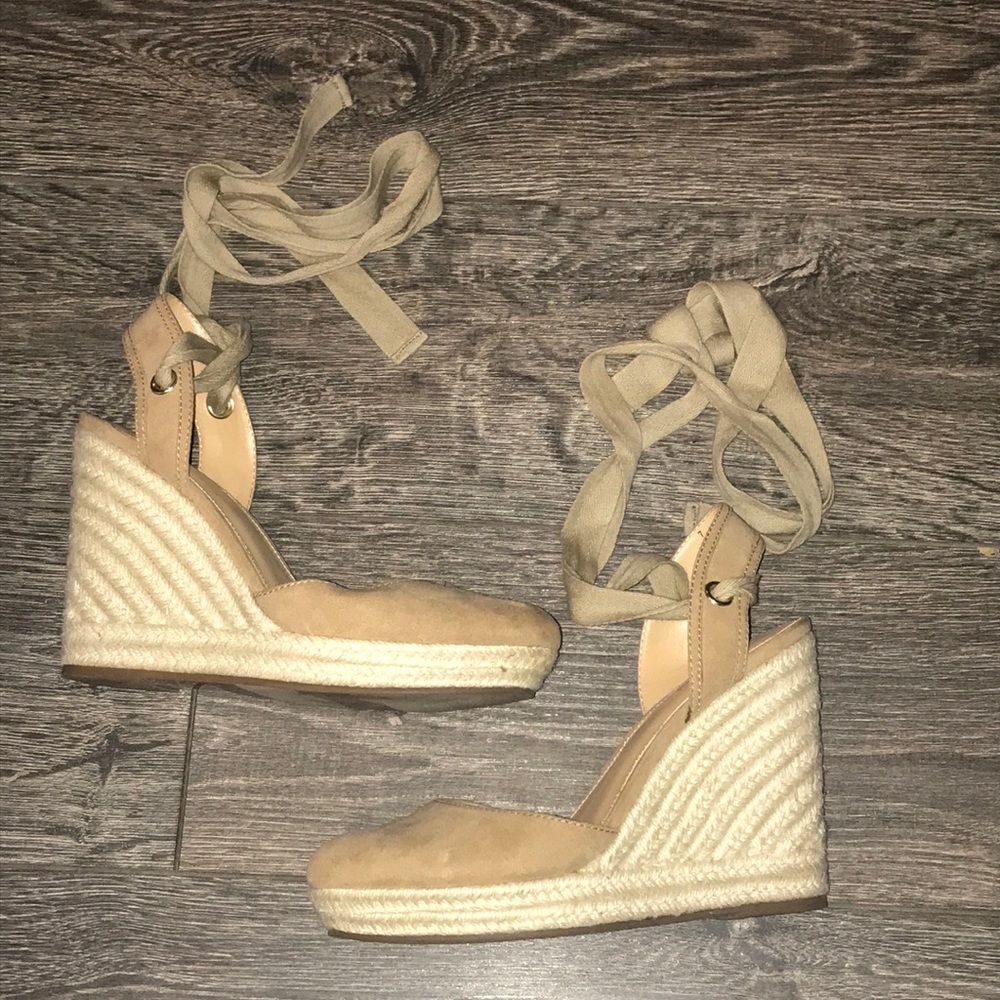 Express Lace Up Wedges